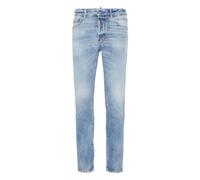 Dsquared2 - Effet Whiskering Bleu Classique Cinq Poches Jeans - Homme - Jeans - Bleu - Taille: M