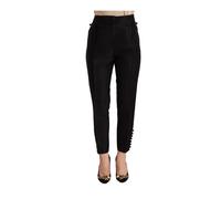 Dsquared2 - Élégant Pantalon Court - Femme - Pantalons - Noir - Taille: 38 FR