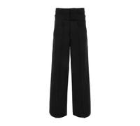 Dsquared2 - Élégant Pantalon Large - Femme - Pantalons - Noir - Taille: 36 FR