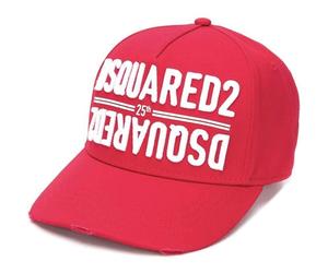 DSQUARED2 Emblématique 25th Édition Ltd. Patch Logo Casquette de Baseball Cap Basebalkappe Chapeau