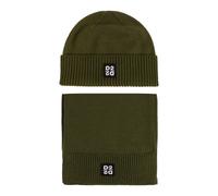 Dsquared2 - Ensemble bonnet et écharpe - Homme - Accessoires - Vert - Taille: ONE Size