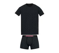 Dsquared2 - Ensemble T-shirt et Boxer - Homme - Sous-vêtements - Noir - Taille: M