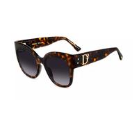 DSQUARED2 EYEWEAR Lunettes de soleil pour femmes D2 0097/S 086 (9O) HAVANA
