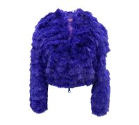 Dsquared2 - Feathers Bomber Jacket - Femme - Vestes - Bleu - Taille: 38 FR