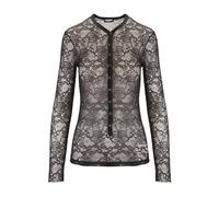 Dsquared2, Femme, Blouses et Chemises, Noir, Taille: 38 FR Mini Nuisette en Dentelle à Col en V