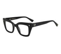 Dsquared2 Femme D2 0099 807 Montures optiques Plastique Noir Carré