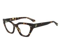 Dsquared2 Femme D2 0117 086 Montures optiques Acétate Havane Cat Eye