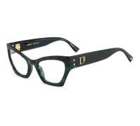 Dsquared2 Femme D2 0133 6AK Montures optiques Acétate Vert Cat Eye