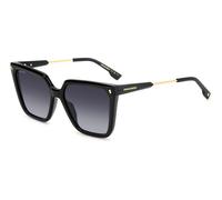 Dsquared2 Femme Dsquared2 D2 0135/S 807/9O Lunettes de soleil Acétate Noir Gris Carré Ombré