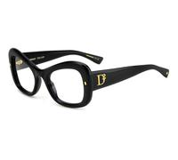 Dsquared2 Femme Dsquared2 D2 0138 807 Montures optiques Acétate Noir Papillon