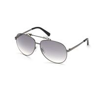 Dsquared2 Femme Dsquared2 DQ0356 08B Lunettes de soleil outlet Métal Argent Gris Pilote Normale Ombré