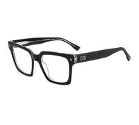 Dsquared2 Femme Dsquared2 ICON 0019 7C5 Montures optiques Acétate Noir Carré