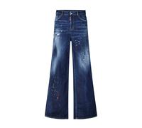 Dsquared2, Femme, Jeans, Bleu, Taille: 34 FR Wide Leg Traveller Jeans