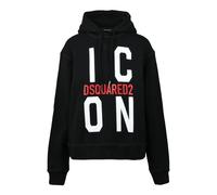 Dsquared2, Femme, Sweatshirts et sweats à capuche, Noir, Taille: 38 FR Hooded SweaT-shirt