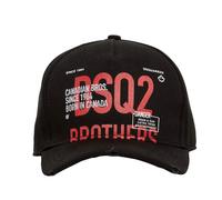 Dsquared2 Gabardine Baseballcap Capuchon Basebalkappe Camionneur Chapeau Neuf de