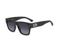 Dsquared2, Homme, Accessoires, Noir, Taille: 55 MM Lunettes Icon Authentiques, Qualité Premium