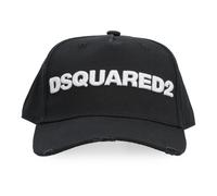 Dsquared2, Homme, Accessoires, Noir, Taille: ONE Size Casquette de baseball brodée