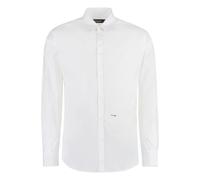 Dsquared2, Homme, Chemises, Blanc, Taille: 2XL Mini D2 Relaxed Shirt