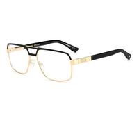 Dsquared2 Homme D2 0034 2M2 Montures optiques Métal Or Carré