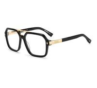 Dsquared2 Homme D2 0035 2M2 Montures optiques Acétate Noir Carré