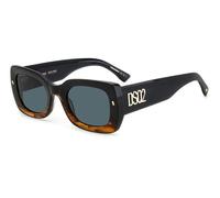 Dsquared2 Homme D2 0061/S EX4/KU Lunettes de soleil Acétate Marron Bleu Géométrique