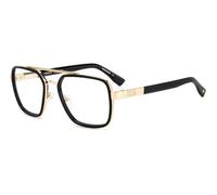 Dsquared2 Homme D2 0064 RHL Montures optiques Acétate Or / Noir Carré