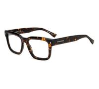Dsquared2 Homme D2 0090 086 Montures optiques Plastique Havane Carré