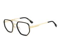 Dsquared2 Homme D2 0111 807 Montures optiques Métal Noir Géométrique