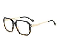 Dsquared2 Homme D2 0123 WR7 Montures optiques Acétate Havane Carré