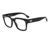 Dsquared2 Homme Dsquared2 D2 0066 807 Montures optiques Acétate Noir Carré