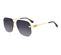 Dsquared2 Homme Dsquared2 D2 0103/S RHL/9O Lunettes de soleil Métal Or Gris Géométrique Normale Ombré