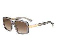 Dsquared2 Homme D2 0120/S KB7/HA Lunettes de soleil Acétate Gris Marron Carré Ombré
