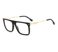 Dsquared2 Homme Dsquared2 D2 0122 2M2 Montures optiques Acétate Noir/Or Carré