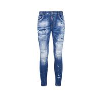 Dsquared2, Homme, Jeans, Bleu, Taille: 2XL Jean Slim Fit en Denim