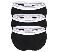 DSQUARED2 Homme Slips, 3er Paquet - 3-Pack Slip, Coton Stretch, Logo Ceinture