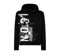 Dsquared2, Homme, Sweatshirts et sweats à capuche, Noir, Taille: XL Icon Splash Cool Fit Sweat à capuche