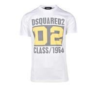 Dsquared2, Homme, Tops, Blanc, Taille: S T-shirt