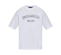 Dsquared2, Homme, Tops, Blanc, Taille: XL Chemise Blanche pour Homme