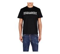 Dsquared2, Homme, Tops, Noir, Taille: L T-Shirt Élégant