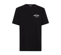 Dsquared2, Homme, Tops, Noir, Taille: L T-shirt ras du cou avec logo imprimé
