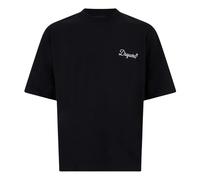 Dsquared2, Homme, Tops, Noir, Taille: S Short Sleeve Crew Neck