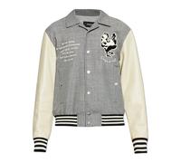 Dsquared2 - Houndstooth Patch Varsity Jacket - Homme - Vestes - Noir - Taille: M