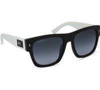 Dsquared2 Homme Dsquared2 ICON 0004/S P56/9O Lunettes de soleil Acétate Noir/blanc Gris Carré Ombré