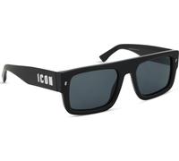 DSQUARED2 Lunettes de soleil ICON 0008 Homme Noir Verre 54 mm Pont 20 mm Non polarisées