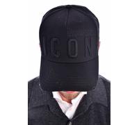 Dsquared2 Icon Baseballcap Casquette Baseball Noir Noir Bnwt