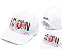 Dsquared2 Icon Éclaboussure Casquette Baseballcap Paint-Splatter Capuchon