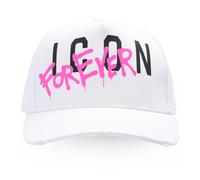 DSQUARED2 Icon Forever Paint Baseballcap Capuchon Basebalkappe Camionneur