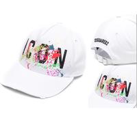 Dsquared2 Icon Splash Casquette Baseball Peinture Éclaboussures Noire