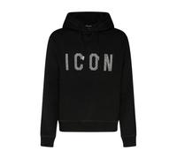 Dsquared2 - Icon Studded Sweat à capuche - Homme - Sweatshirts et sweats à capuche - Noir - Taille: XS