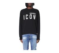 Dsquared2 - Icon SweaT-shirt Crew Neck - Homme - Sweatshirts et sweats à capuche - Noir - Taille: M